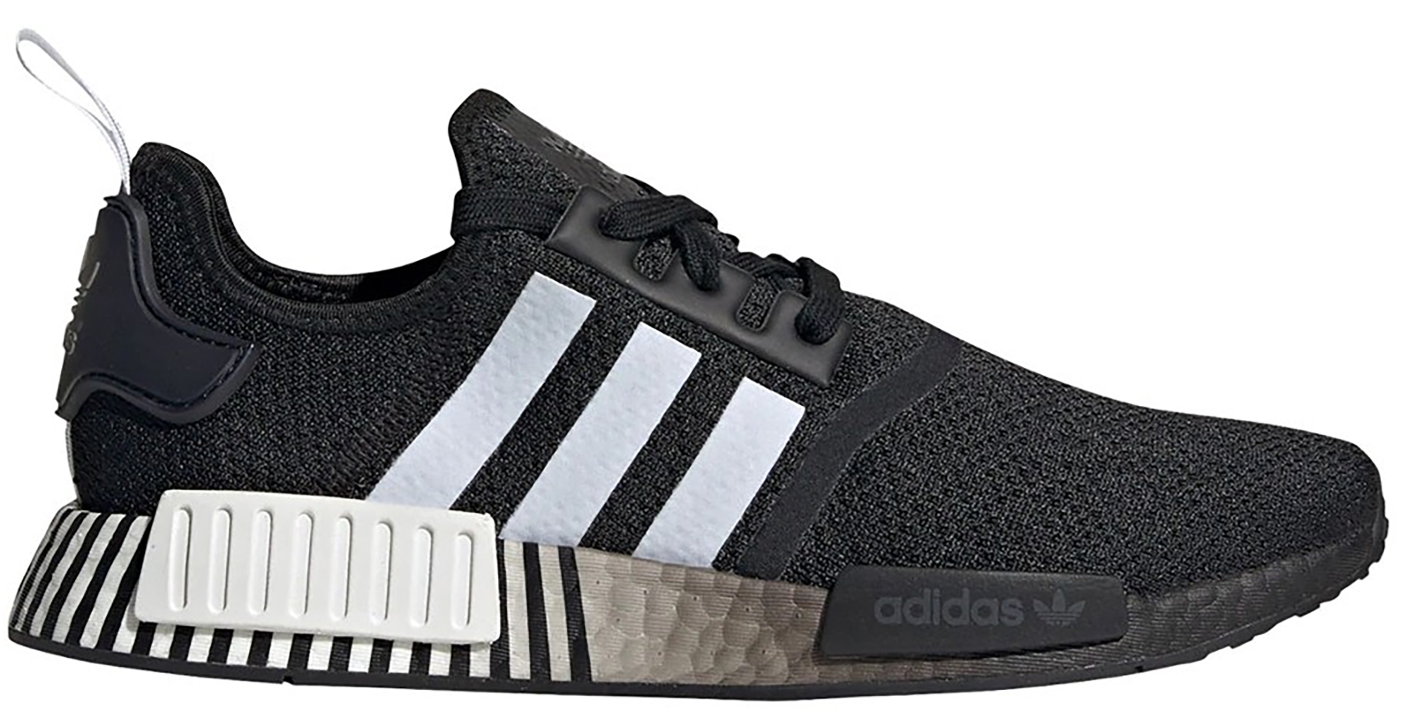 black and white nmds r1