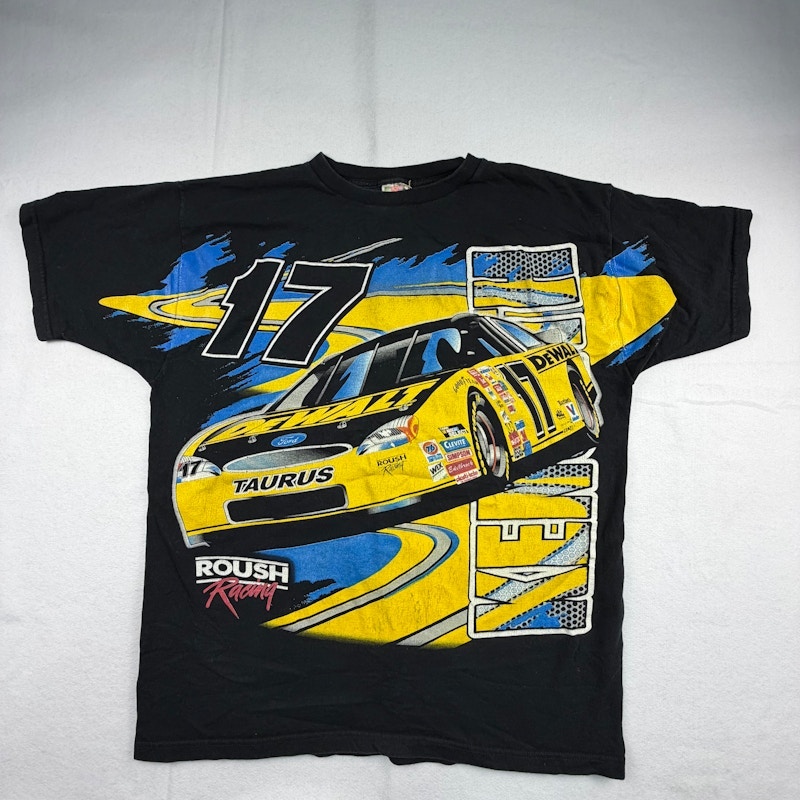 NASCAR Matt Kenseth DeWalt #17 Roush Racing T-Shirt Black