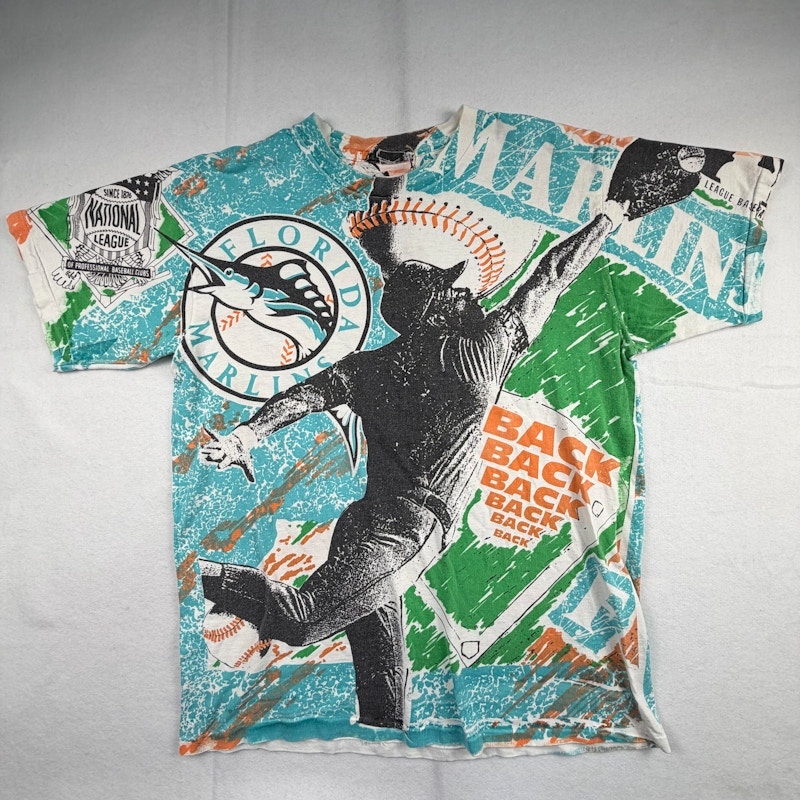 Florida Marlins Vintage Florida Marlins Print T-shirt