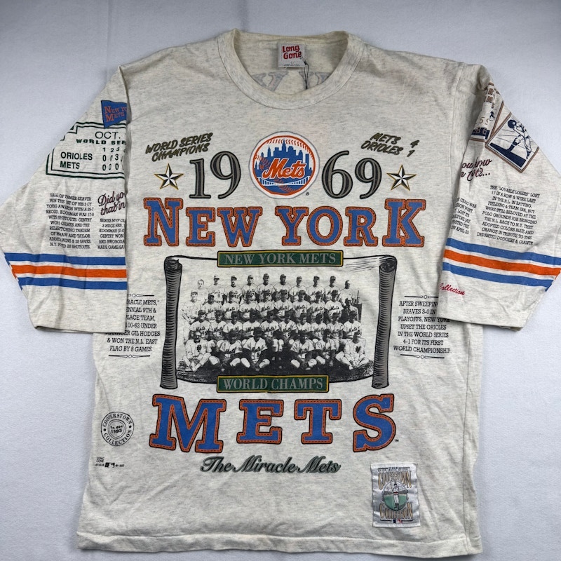 Long Gone New York Mets 1969 World Series Mets T-Shirt