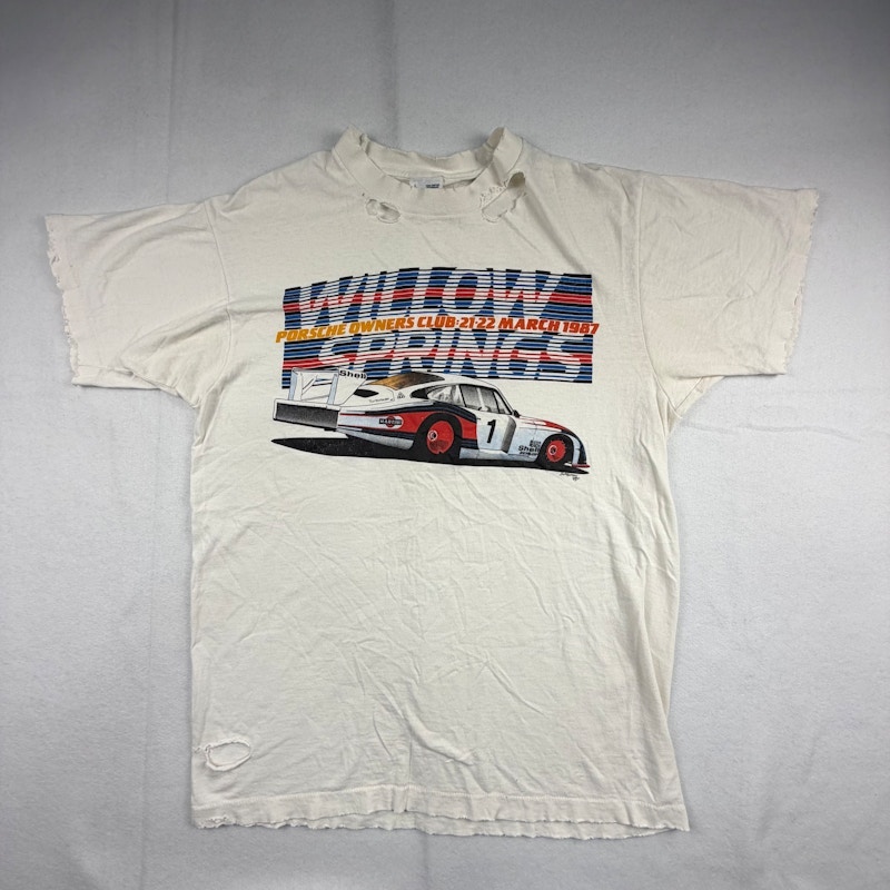 Fruit of the Loom Porsche T-Shirt White