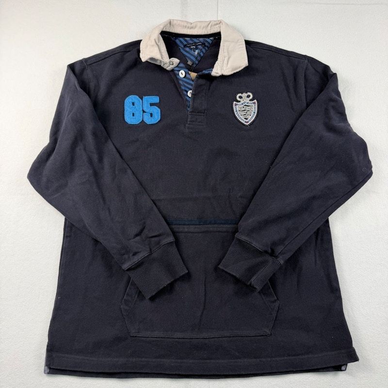Tommy Hilfiger Newport Harbor Coastal Service Rugby Shirt Navy