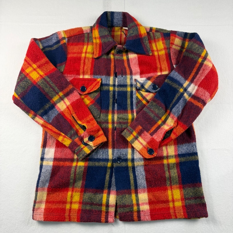 Pendleton Vintage Plaid Wool Shirt Jacket