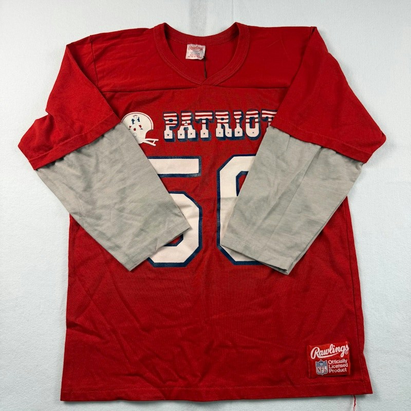 Rawlings New England Patriots 56 Jersey Red