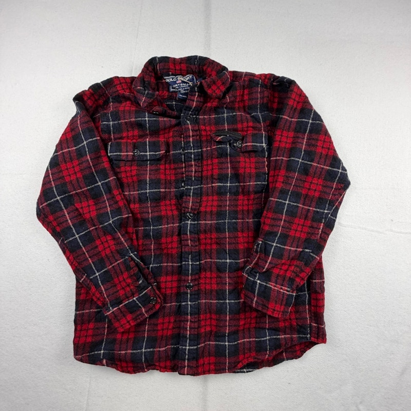 Polo Sport Ralph Lauren Sportsman Plaid Wool Shirt Red/Navy