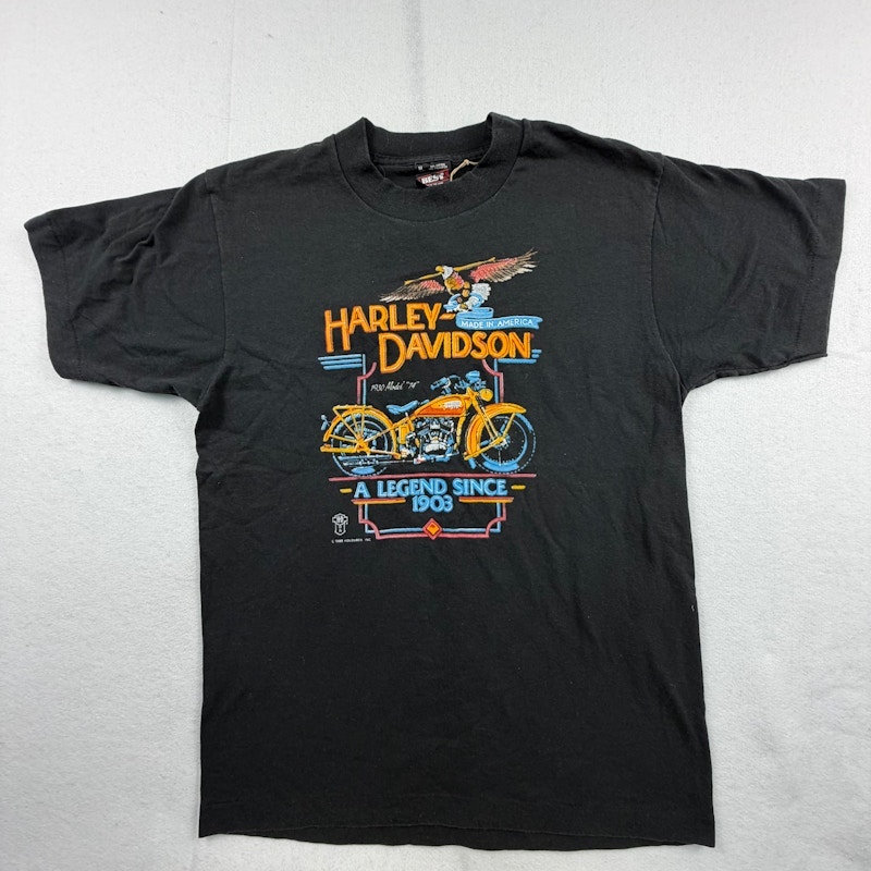 Harley-Davidson 88s Vintage-T-Shirt Schwarz
