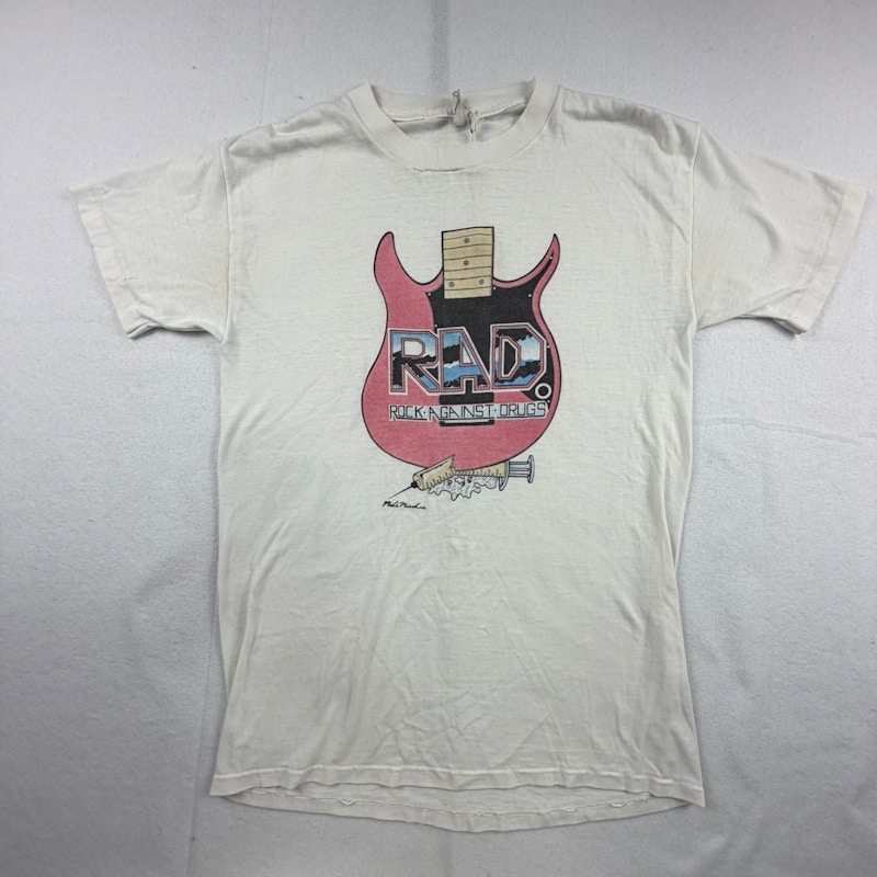 Rock Against Drugs Rad Vintage T-Shirt