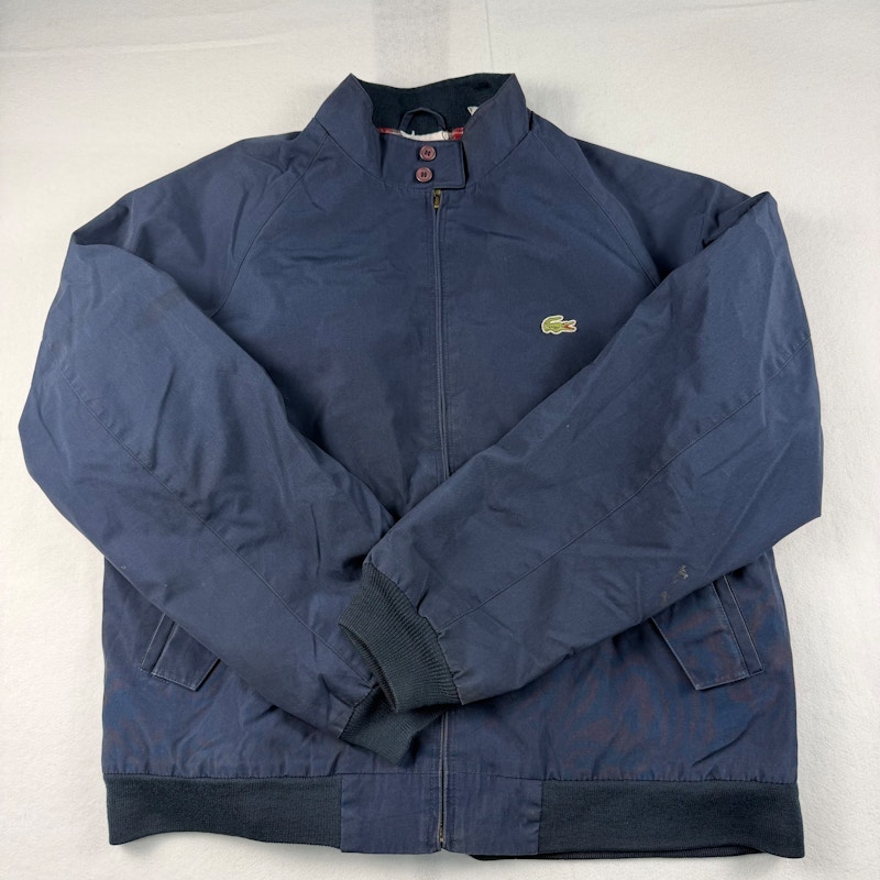 Veste bomber Izod Lacoste Vintage bleu marine