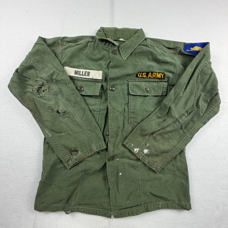 Vintage U.S. Army Utility Shirt Olive Drab