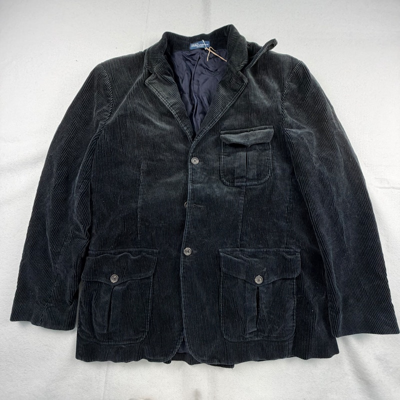 Polo by Ralph Lauren Corduroy Sport Coat Black