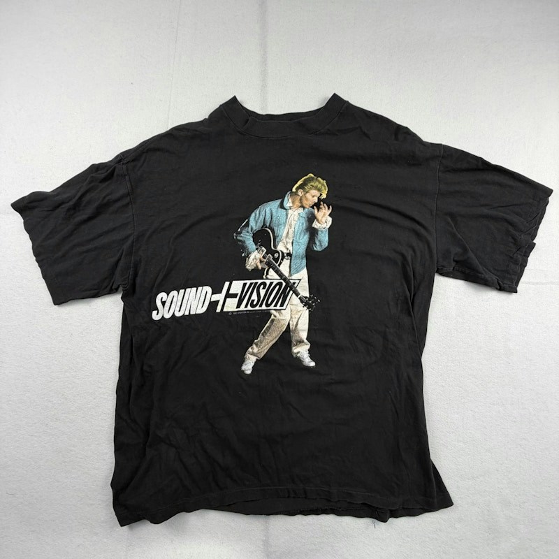 The Brockum Collection David Bowie Sound + Vision T-Shirt Black