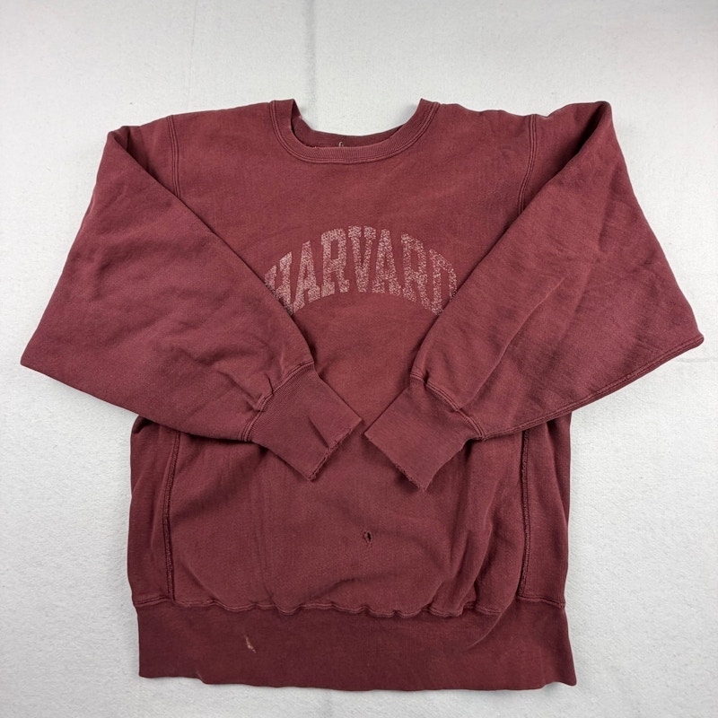 Sudadera Champion Reverse Weave Harvard, color granate