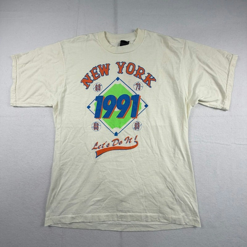 New York Mets 1991 T-Shirt Off-White