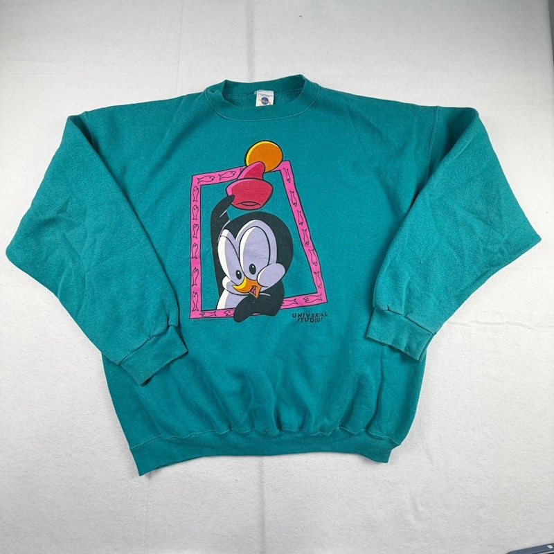 Universal Studios Chilly Willy Sweatshirt Teal