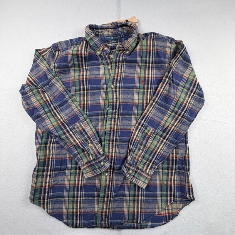 Ralph Lauren Classic Fit Plaid Flannel Shirt