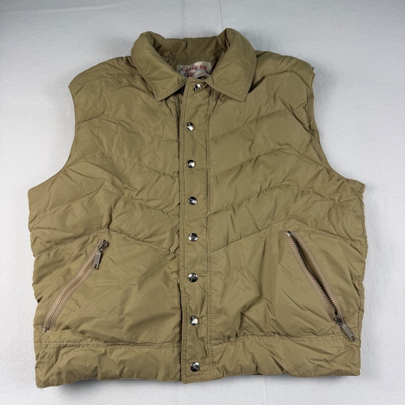 Canadian Trail Squire Puffer Vest Tan