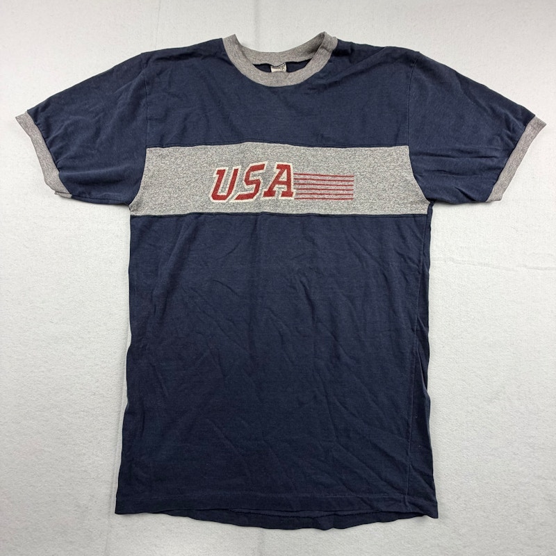 T-shirt Champion USA bleu
