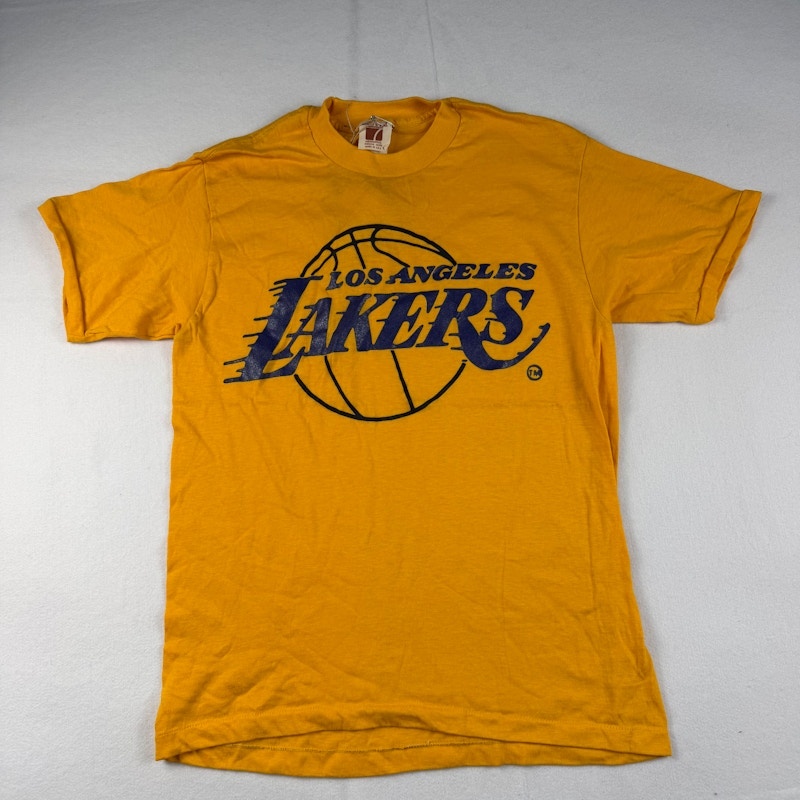Logo Z. Inc. Los Angeles Lakers T-Shirt Yellow