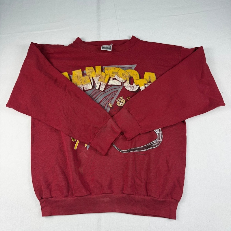 Vintage Minnesota Gophers Sweatshirt Kastanienbraun