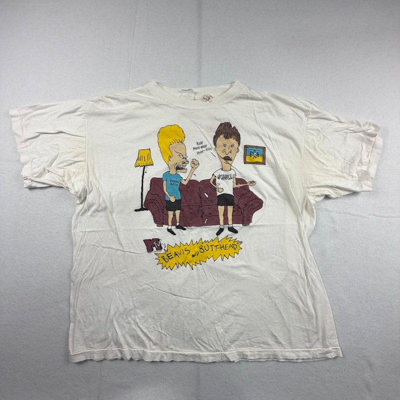 MTV Beavis and Butt-Head Graphic T-Shirt White