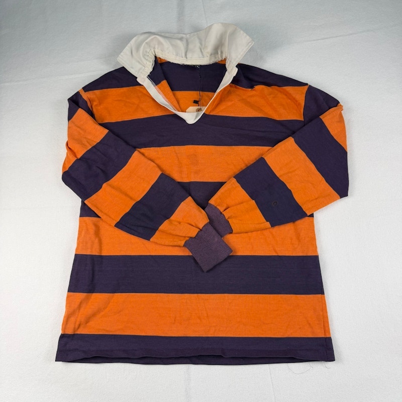 JCPenney Rugby Shirt Orange and Purple