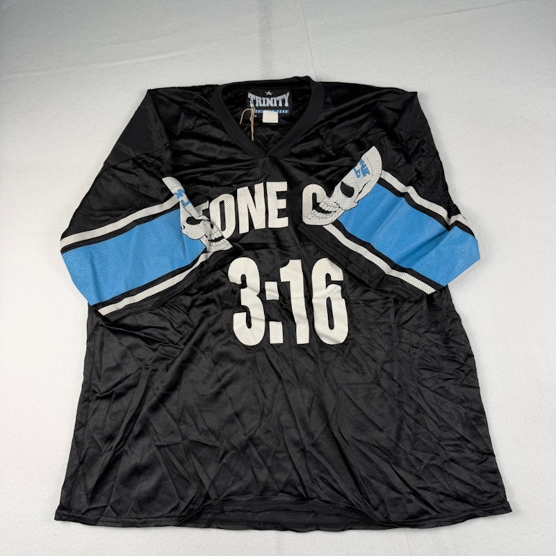 Trinity WWF Stone Cold Steve Austin 3:16 Jersey Black