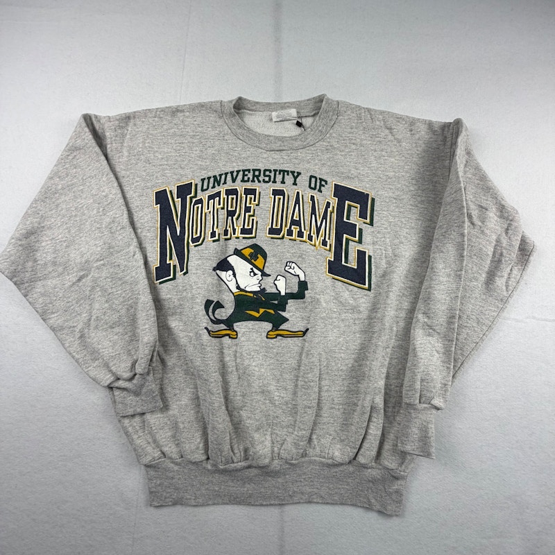 Giardini Sportswear University of Notre Dame Sweatshirt Grey