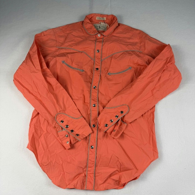Ralph Lauren Western Wear Button Down Shirt Coral