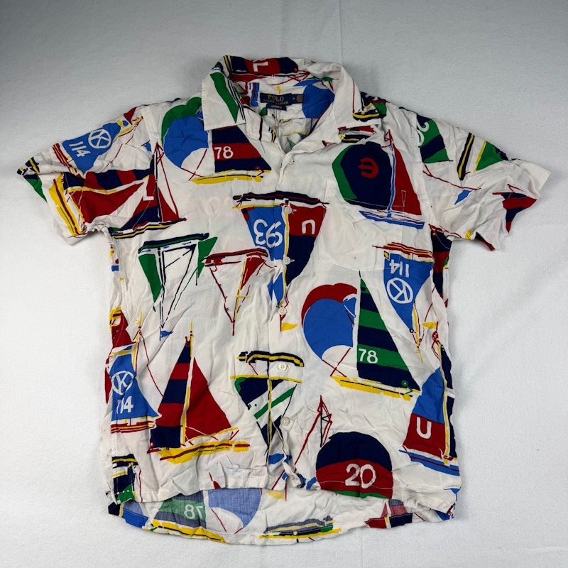 Polo Ralph Lauren Sailboat Print Camp Shirt