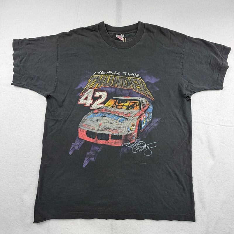 Fruit of the Loom Kyle Petty Hear the Thunder T-Shirt Black