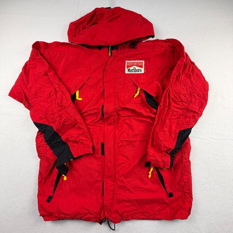 Marlboro Adventure Team Windbreaker Jacket Red