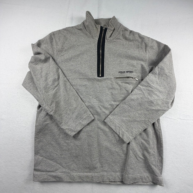Polo Sport Ralph Lauren Quarter-Zip Sweatshirt Grey