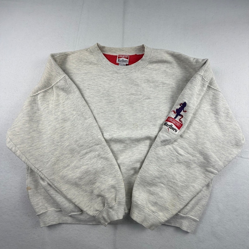 Marlboro Unlimited Logo Sweatshirt Grey