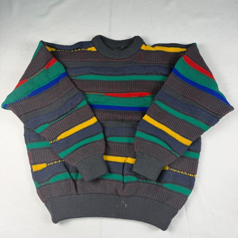 Coogi Multi-Color Pure Wool Sweater