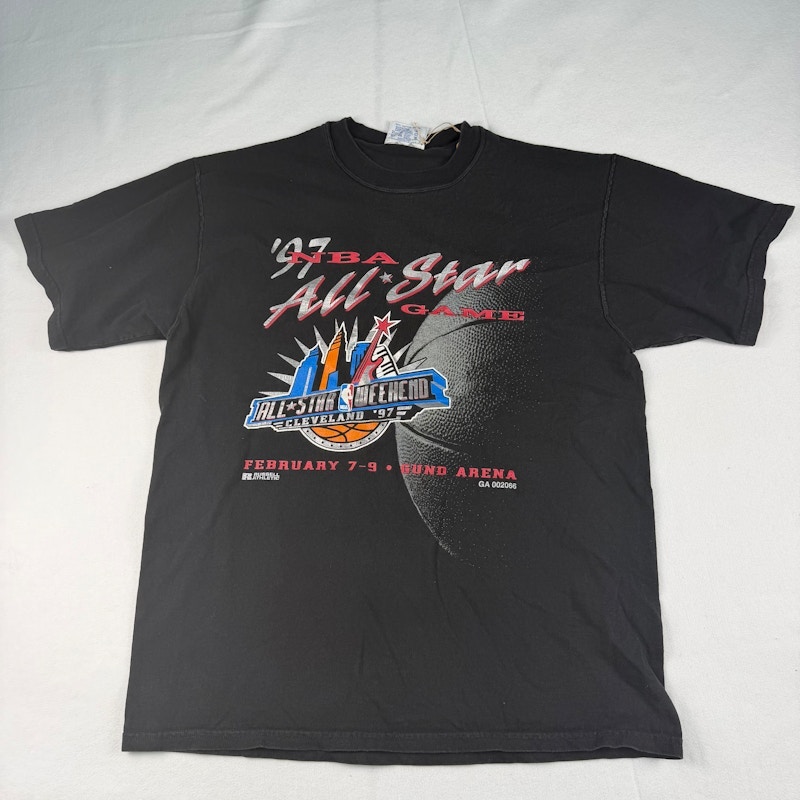 Russell Athletic 1997 NBA All-Star Weekend T-Shirt Black