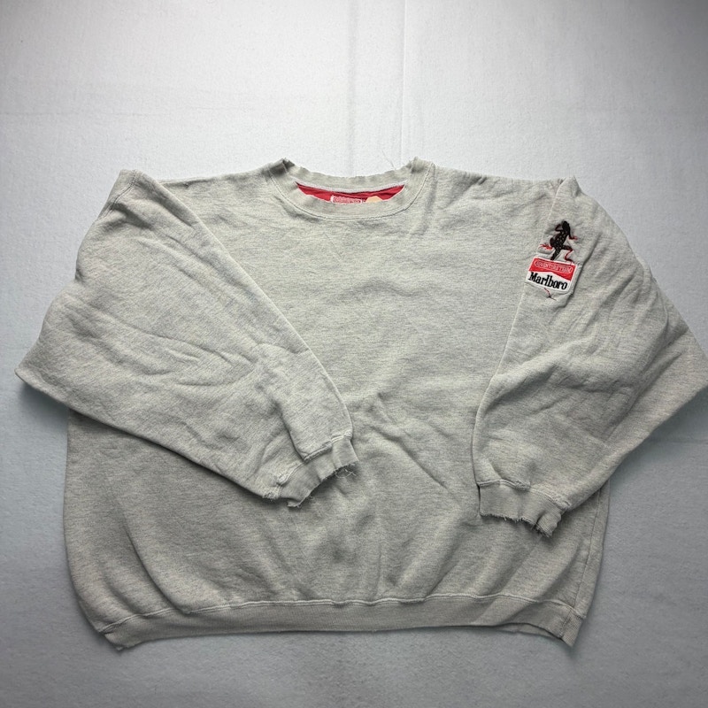Marlboro Adventure Team Crewneck Sweatshirt Grey