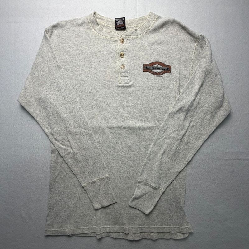 Harley-Davidson Henley Shirt Grey