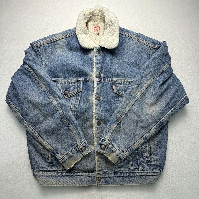 Levi's Sherpa Trucker Jacket Blue