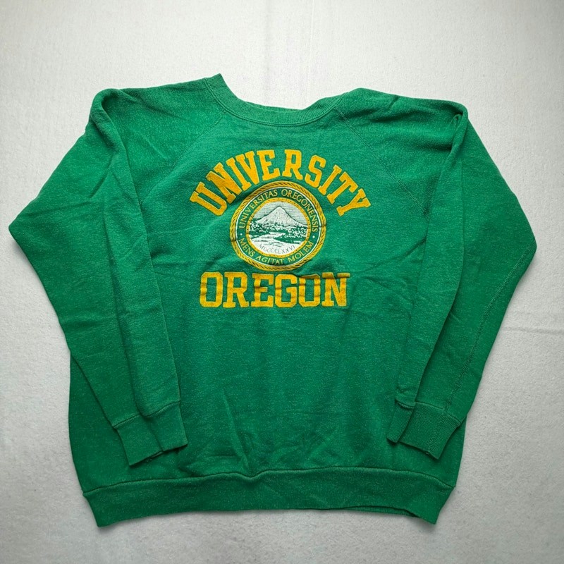  University of Oregon Sweatshirt Green