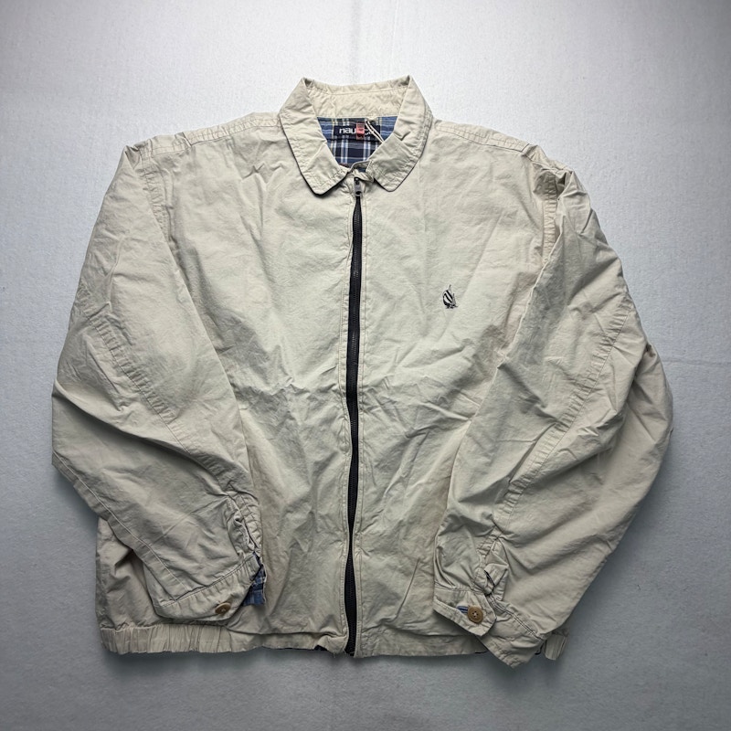Nautica Full Zip Jacket Beige