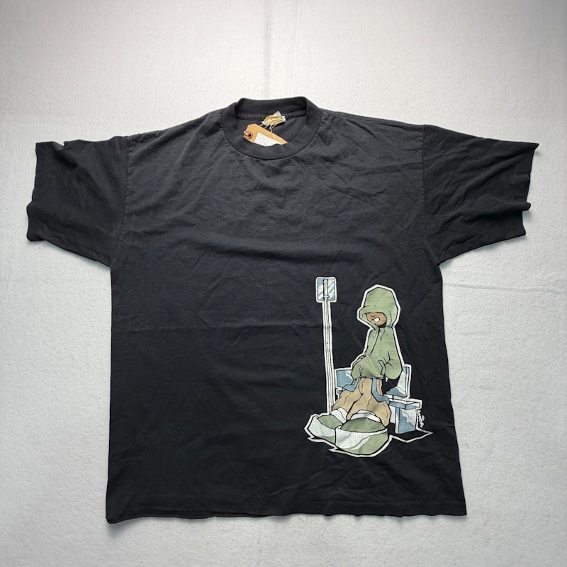 S.T. Graffiti Character T-Shirt Black