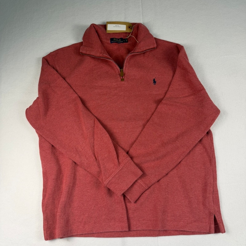 Polo Ralph Lauren Quarter-Zip Sweater Red