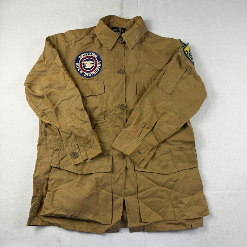 Pioneer Sportswear Teaneck Auxiliary Police NRA Instructor Shirt Tan