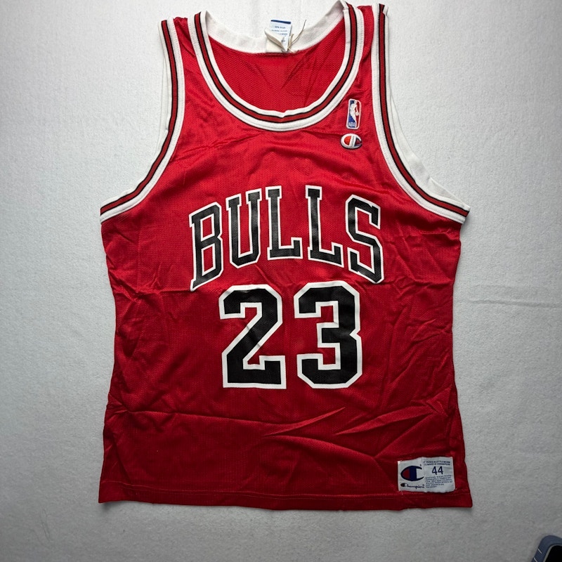 Champion Michael Jordan Chicago Bulls Jersey Red