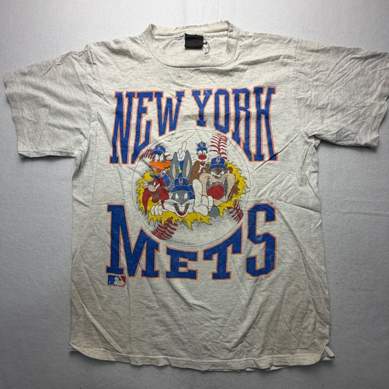 New York Mets Looney Tunes T-Shirt Gray
