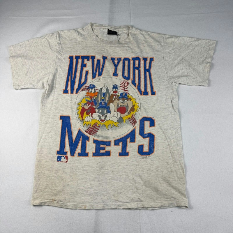  New York Mets Looney Tunes T-Shirt Heather Grey