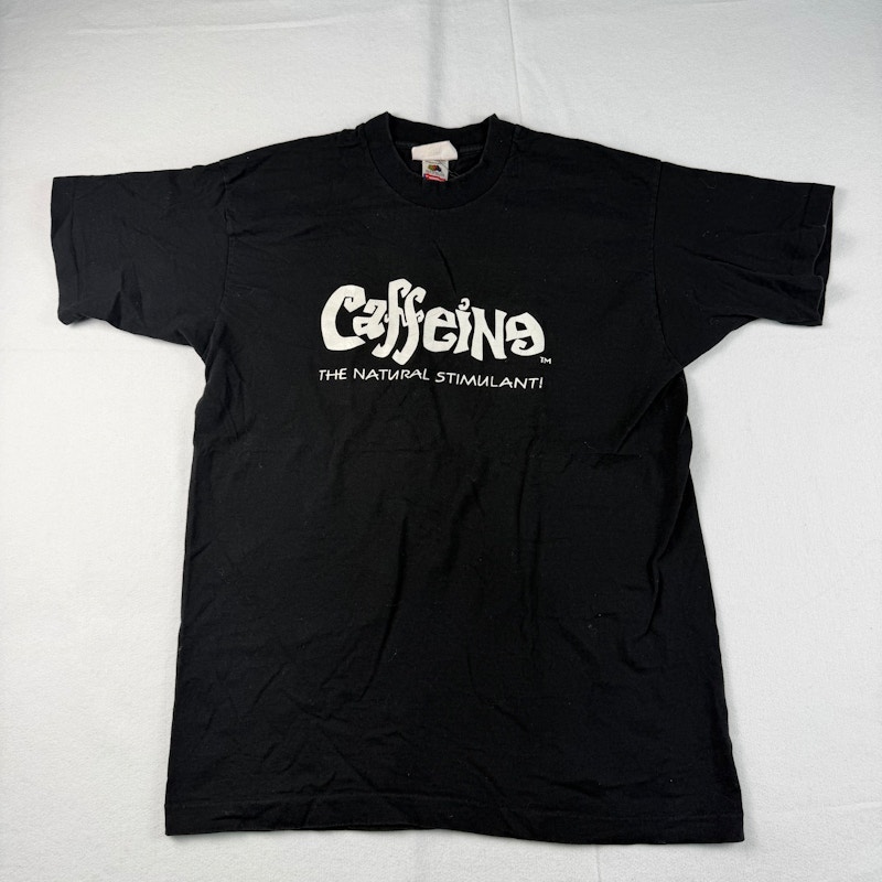 Caffeina The Natural Stimulant T-Shirt Black