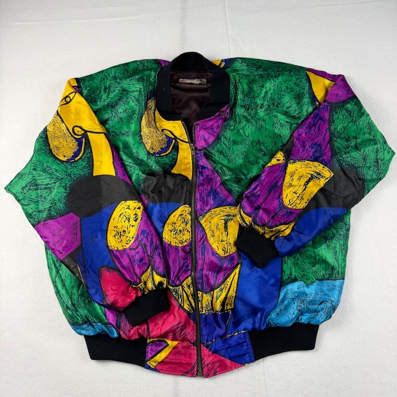 Peabody House Abstract Print Bomber Jacket Multi