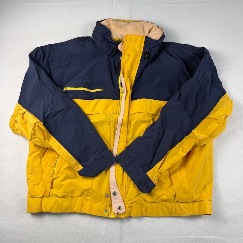 Tommy Hilfiger Colorblock Windbreaker Jacket Navy Yellow
