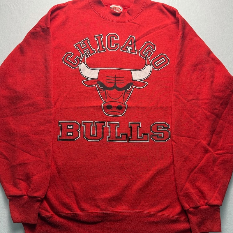 Nutmeg Chicago Bulls Crewneck Sweatshirt Red